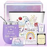 Teacher Appreciation Gifts for Women, Bend of Year Teacher Gifts from Student with 12 Oz Coffee Tumbler, Pen Holder, Thank You Teachers Gift for Women for Birthday, Teacher's Day, Thanksgiving
