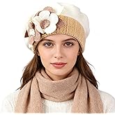 Ruphedy Womens Wool Berets French Beret Beanie Winter Hats Hy022
