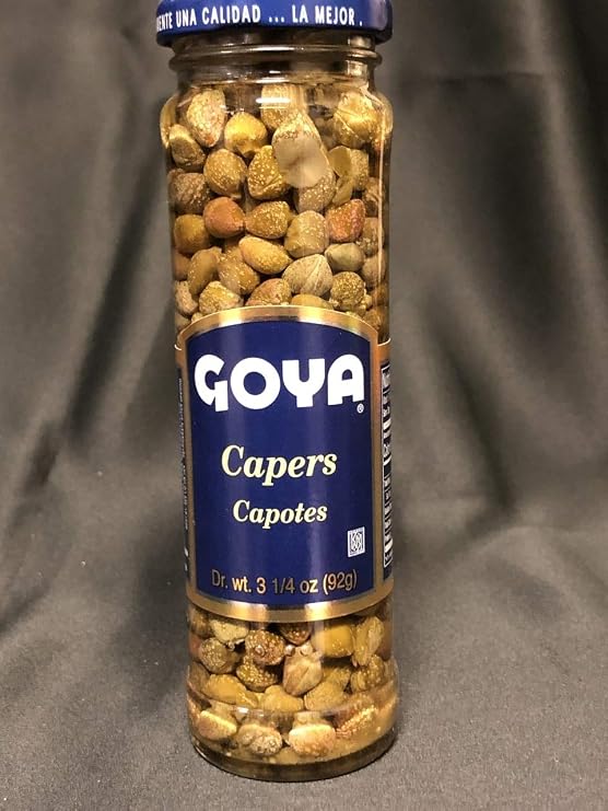 Goya alcaparrado manzanilla olives pimientos&capers (041331014250)