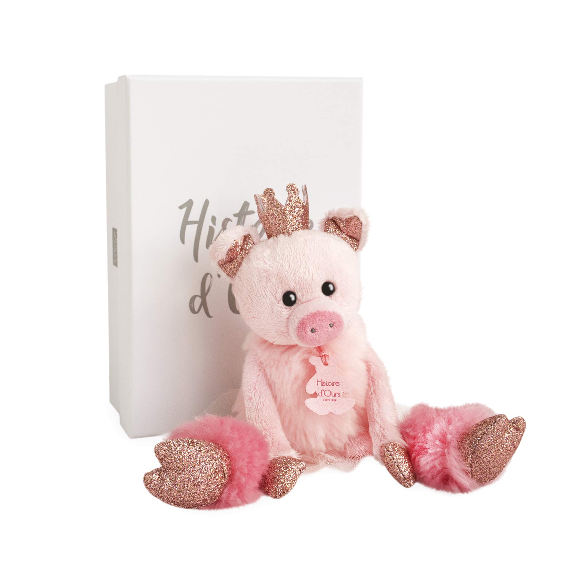 Histoire d'Ours HO2843 Cochon Rosette 25 cm - Les Petits Twist, Pink