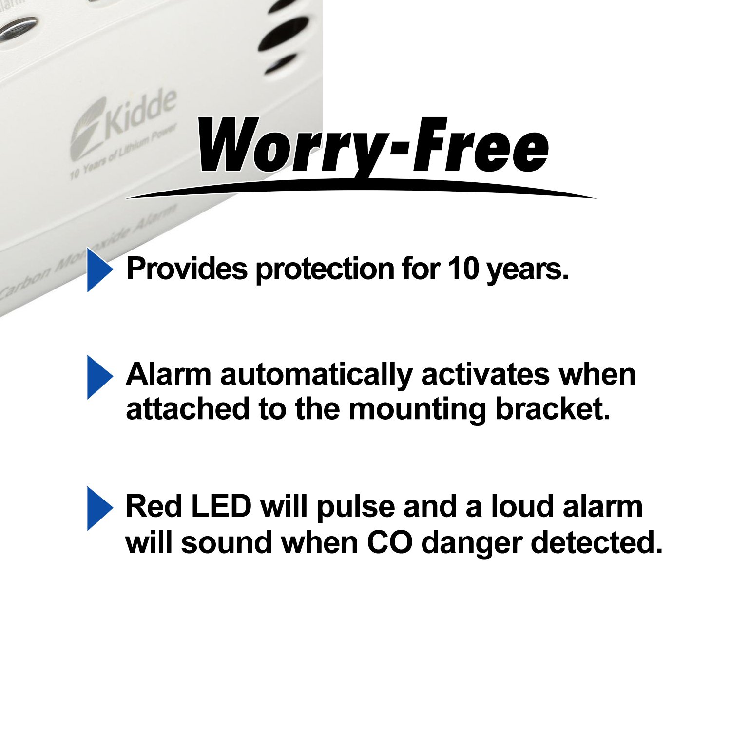 Amazon.com: Kidde alarma de monóxido de carbono sin ...