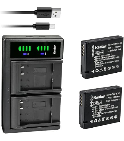 Batteria 3.7V 0.85Ah Li-ion DMW-BCJ13 per Panasonic Lumix DMC-LX7