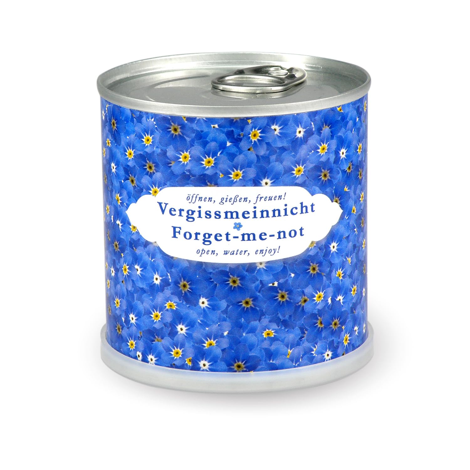 Tin of Flowers Forget Me Not