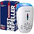 Crioxen Ultrasonic Pest Repeller Plug in - Electronic Portable Pet Safe - 5 in 1 Electromagnetic Waves Ultrasound Control - R