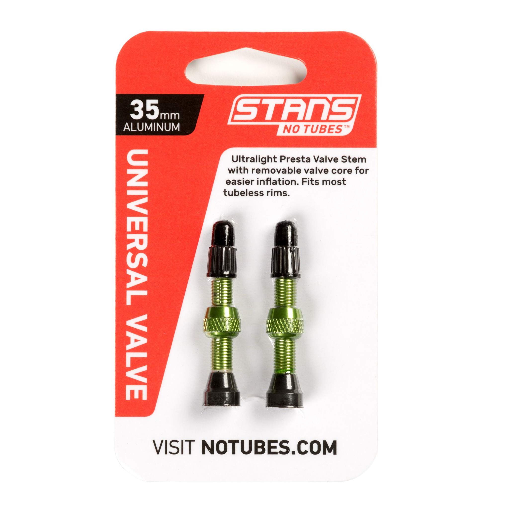 Stan's NoTubes Unisex - Adult Valve 03300688 Green 35 mm