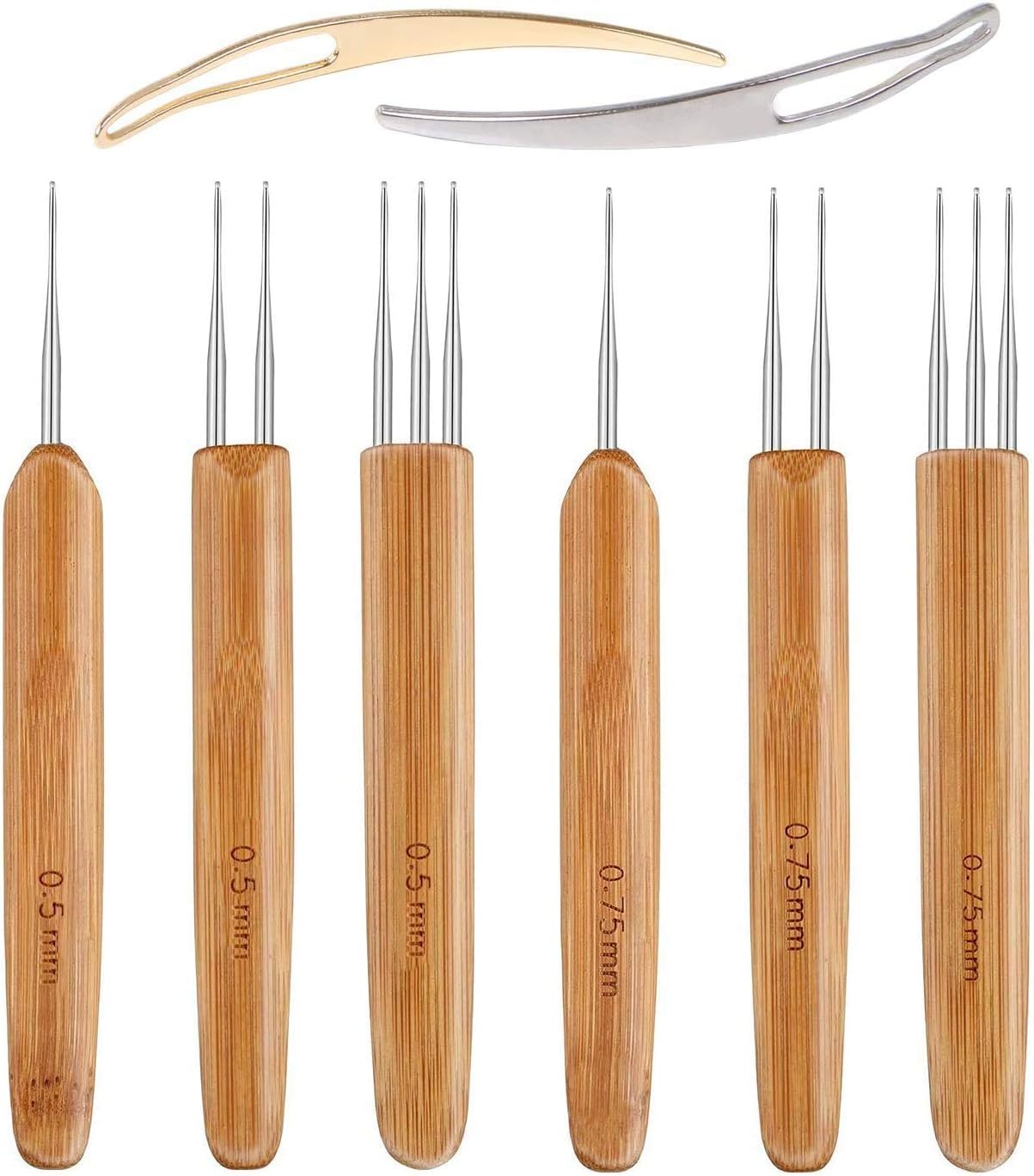 Juego de 8 herramientas para rastas, agujas de tejer para tejer Juego de 8 herramientas para rastas, agujas de tejer para tejer