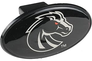 LOGO PRODUCTS Boise State Broncos Hitch Receiver Cover Snap Cap - Black