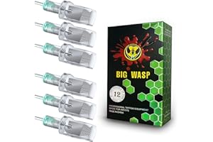 BIGWASP 12PCS 35M1 Large Tattoo Cartridge Needles Magnum 1235M1#12 Standard for Rotary Tattoo Machines
