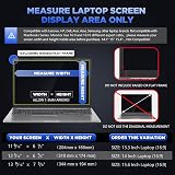 Tefeiyin 14 Inch Privacy Screen 16:9 Anti-Spy Anti-Glare Blue Light Blocker view 2