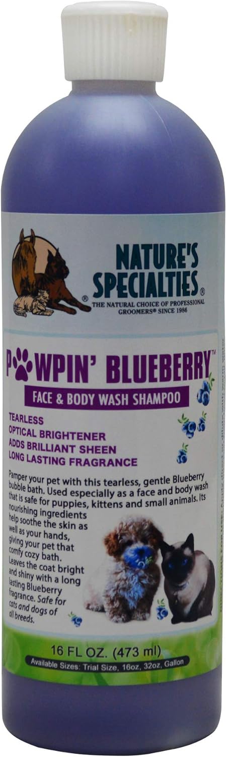 blueberry scented dog shampoo