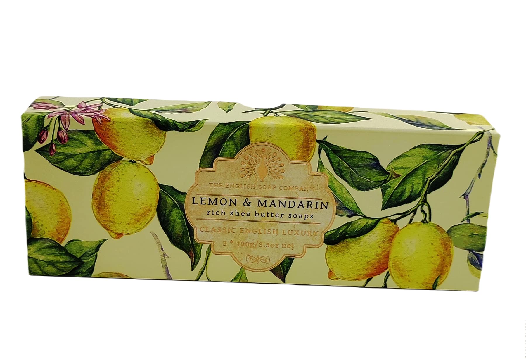 Gift Boxed Hand Soaps 3 x 100g Lemon & Mandarin