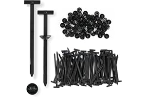 UYYE 200 Pcs Nylon Universal Cable Tie Buckles - Heavy Duty Snap-Fit Fastening Clips for Car Repairs, Bumper Clips,Car Body Repair Kit