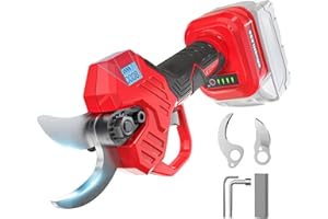 MtiolHig Electric Pruning Shears Compatible with Milwaukee 18v Battery, Portable Cordless Pruning Shears with Brushless Motor