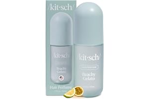 Kitsch Hair Perfume for Women- Beachy Gelato | Clean, Deodorizing & Patented Odor-Eliminating Technology Hair Spray & Body Mist- Freshen Hair, Body & Pillows- Tropical Citrus, Vanilla Bean Scent- 50mL