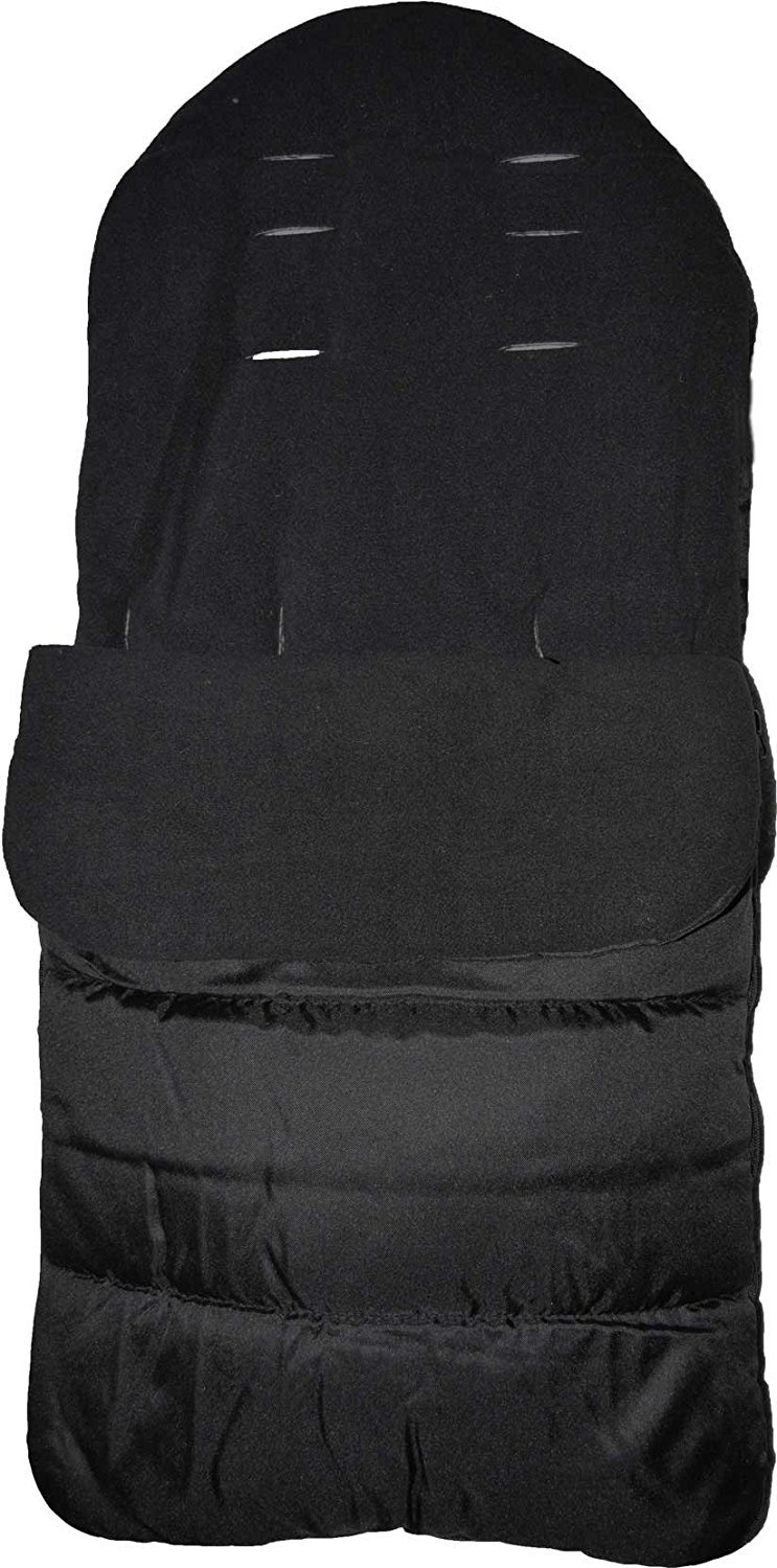 Universal Baby Stroller Cosy Toes Liner Buggy Padded Luxury Footmuff (Black Jack)