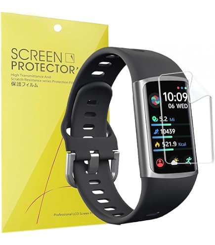 Protections D'écran TPU Pour Montre Connectée SUNKTA EF17 2,13'' – Lot De 6 – Transparentes – Anti-rayures – Installation Facile