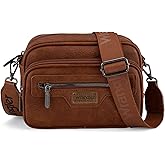 Wrangler Crossbody Bag for Women Multi Pocket Crossover Bag Shoulder Pursea with Adjustable Strap