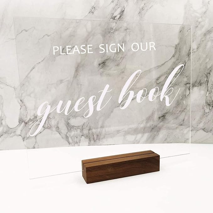 8x10 Inch Blank Clear Acrylic Sign | Set of 10 Piece Acrylic Plexiglass