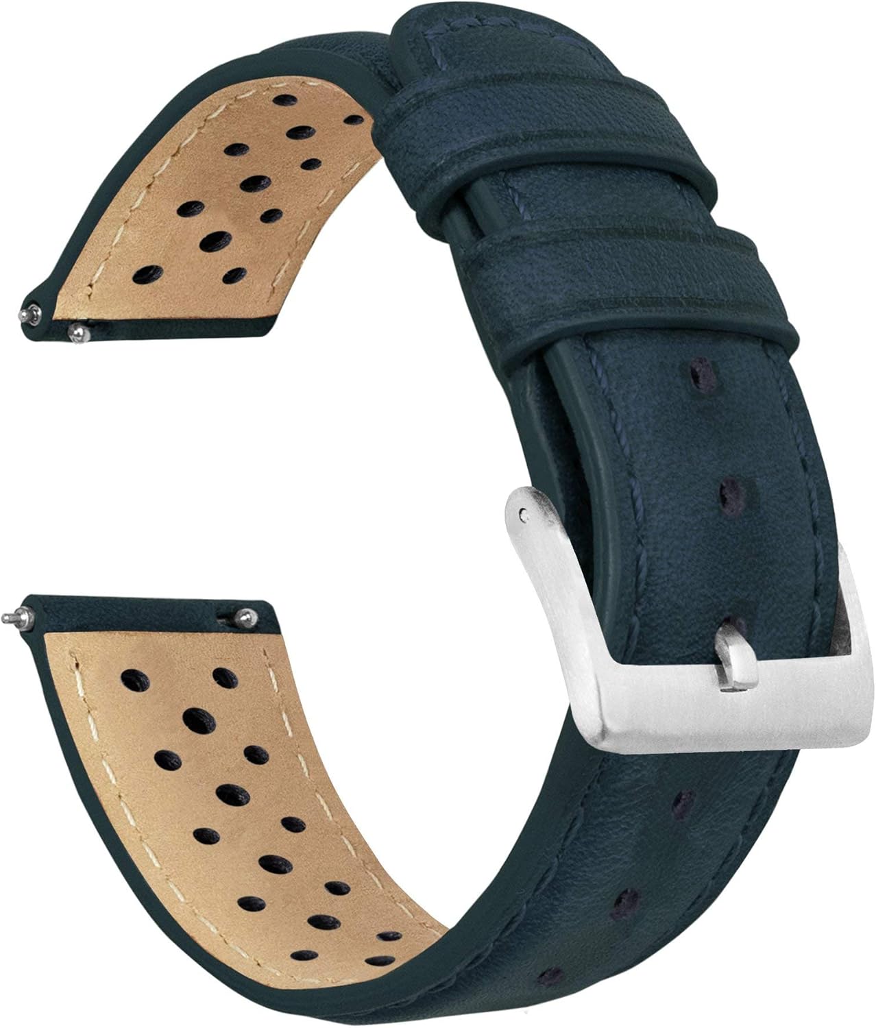 Barton Racing Horween Leather Straps with Integrated Quick