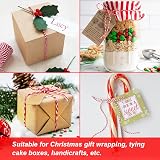 Vivifying Red and White String 200M Butchers Twine Gift Wrap Craft Kitchen view 4