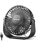 Gaiatop USB Desk Fan, 3 Speeds Strong Airflow, 5.5