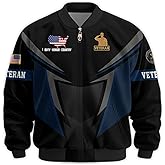 Proudly Served Veterans Jacket, Veterans Day Jacket, Military Jackets for Men, Veteran Gifts for Men, Ideal 4th of July Gifts