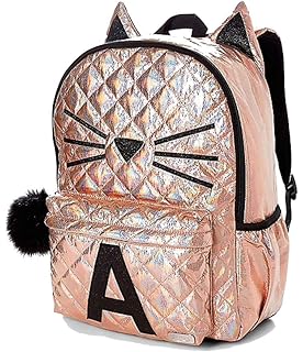 justice black cat backpack