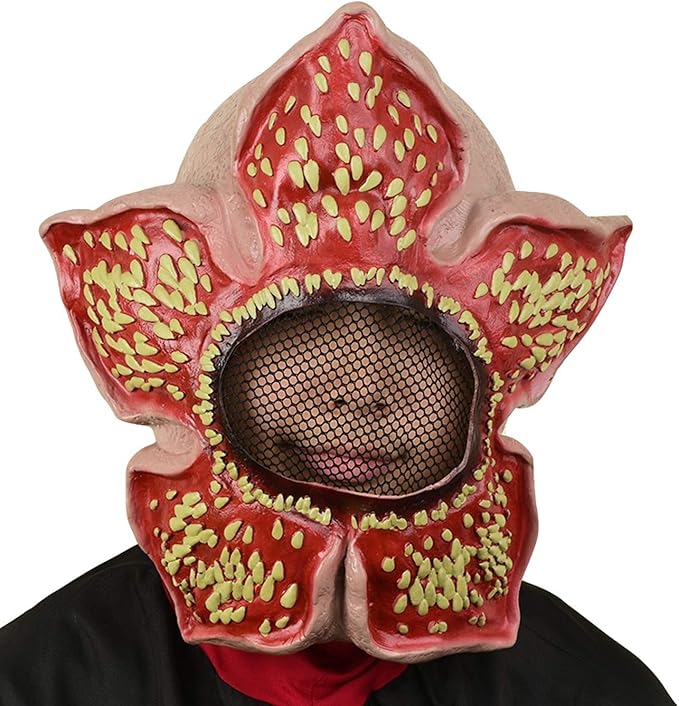 Stranger Things Flower Demogorgon Latex Maske Amazon De Bekleidung amazon de