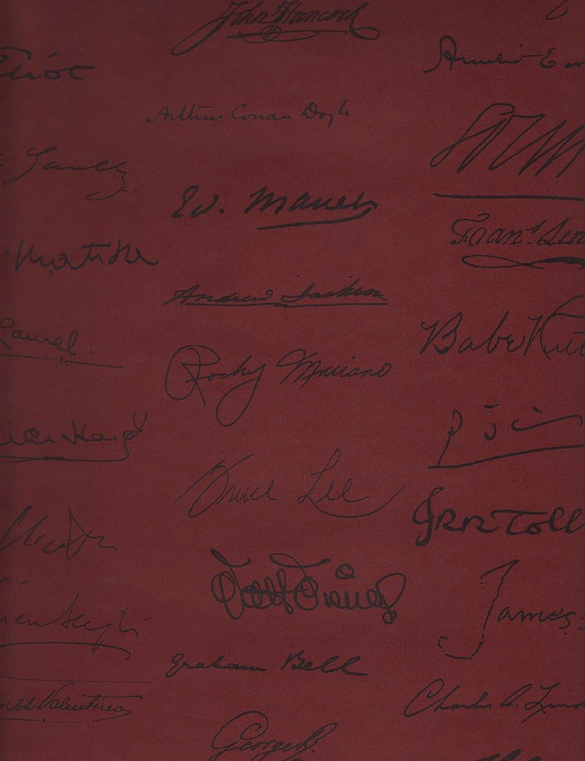 Andrew Martin International - Autograph Red Wallpaper