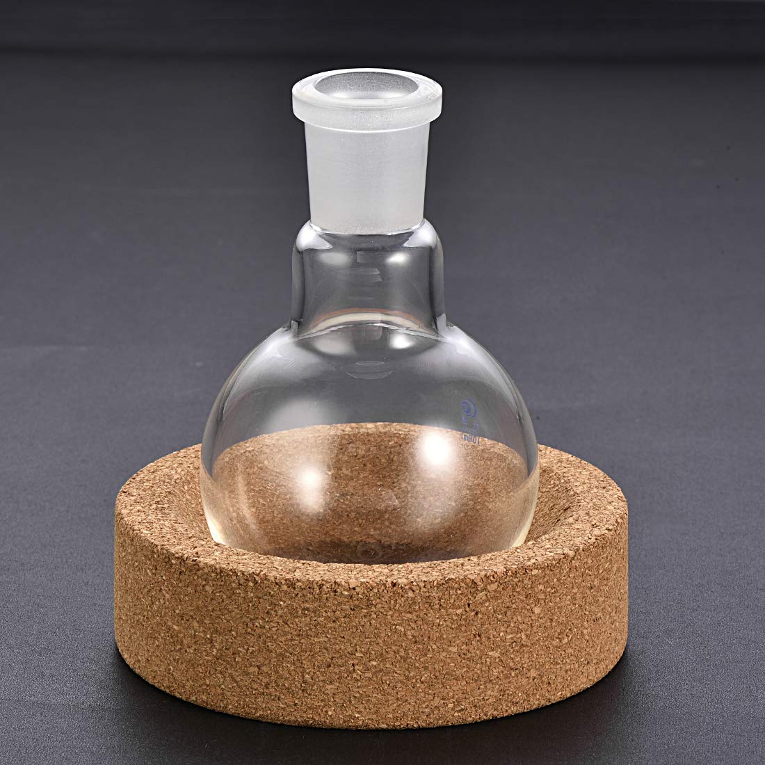 sourcing map Lab Flask Support Cork Stand 120mm Diameter Round Bottom Holder for 500ml-3000ml Flasks 2Pcs - Image 5