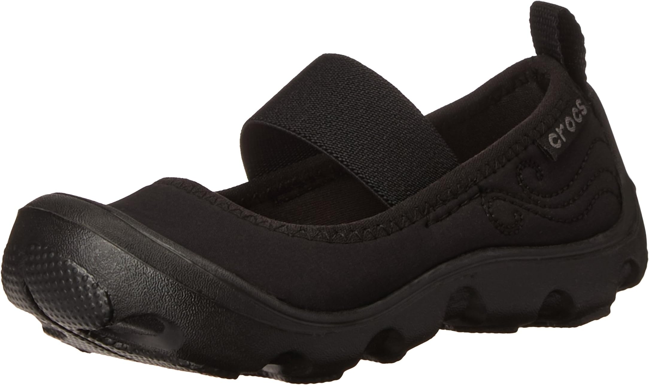 Crocs Duet Busy Day Mary Jane Girls Light Grey Carnation