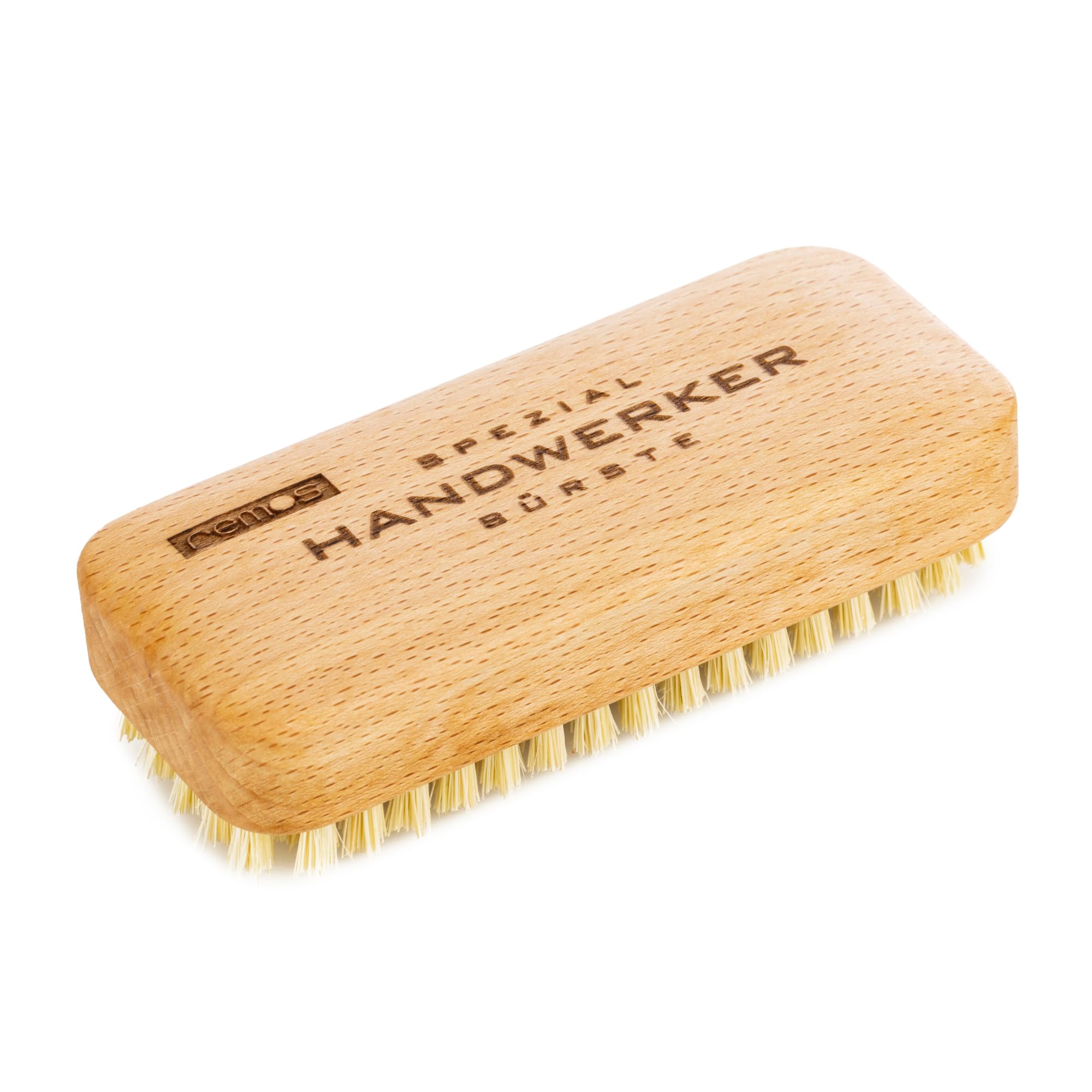 REMOS Hand Brush "Craftsman" made of local beech eood with vegan plant fibre