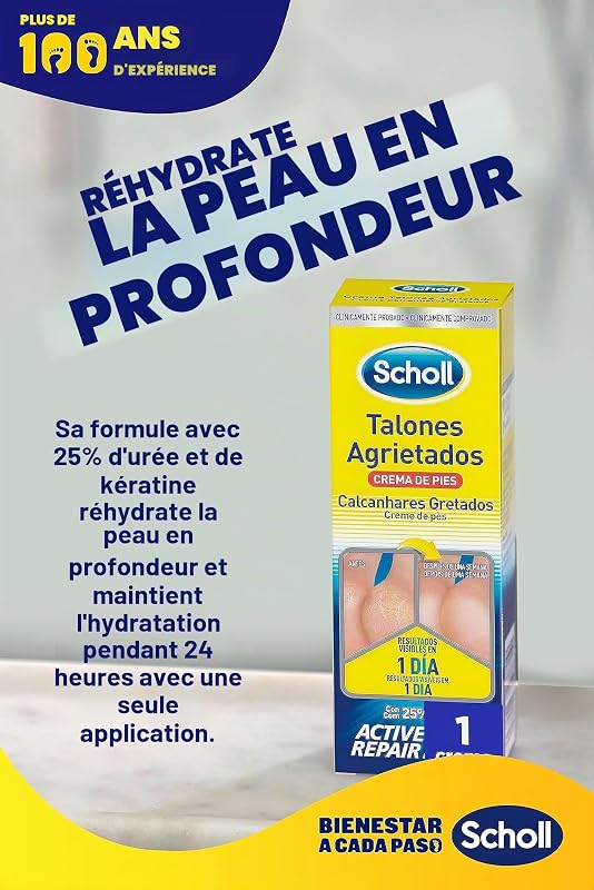 Doctor Scholl Talones Agrietados Crème Traitement du Corps 60ml