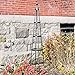 Achla Designs OBL-01, 61-in Wrought Iron Garden Obelisk Trellis, H, Graphite