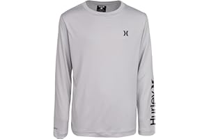 Hurley Boys' Long Sleeve UPF 50+ Rash Guard Swim Shirt