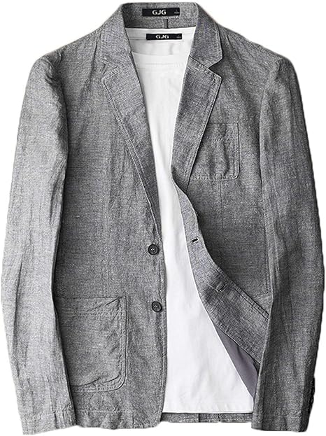 Amazon サマージャケットメンズ 麻 夏 大きいサイズ 薄手 カジュアル