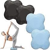 MBKHFLL 2 Packs Yoga Knee & Elbow Cushions - Extra Thick Foam for Knees, Elbows, Wrists, Hands & Head - Pilates & Kneeling Pads - Support Foam Pads for Women & Men