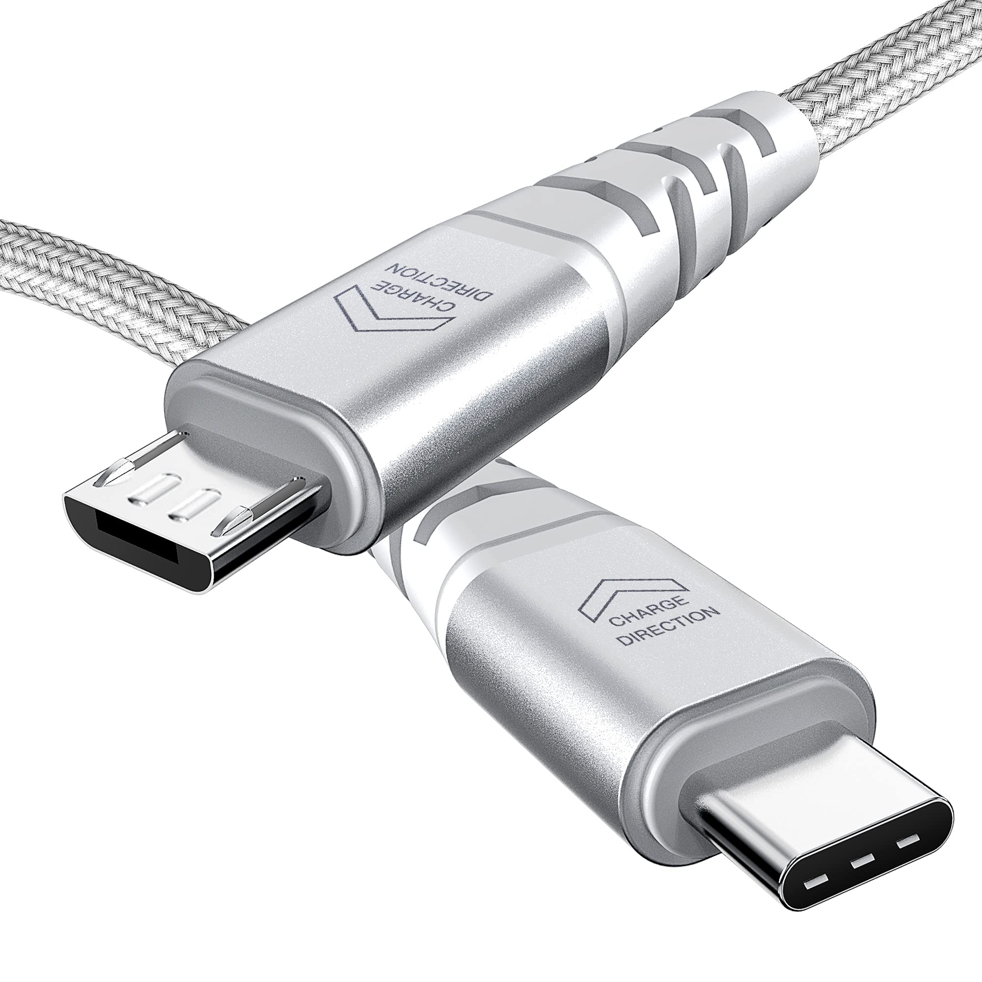 USB C to Micro USB Cable Short OTG 0.3M