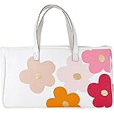 Santa Barbara Design Studio Tote Bag For Women Hold Everything 100% Cotton Canvas Shoulder Bag with Waterproof Lining, Large, Flowers