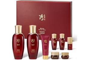 Sooryehan Ginseng Skincare gift Set - Hyobidam Korean Skin Care Set, Premium Gift Set for Intense Hydration, Firm Skin, Wild Ginseng, 13.53 fl oz
