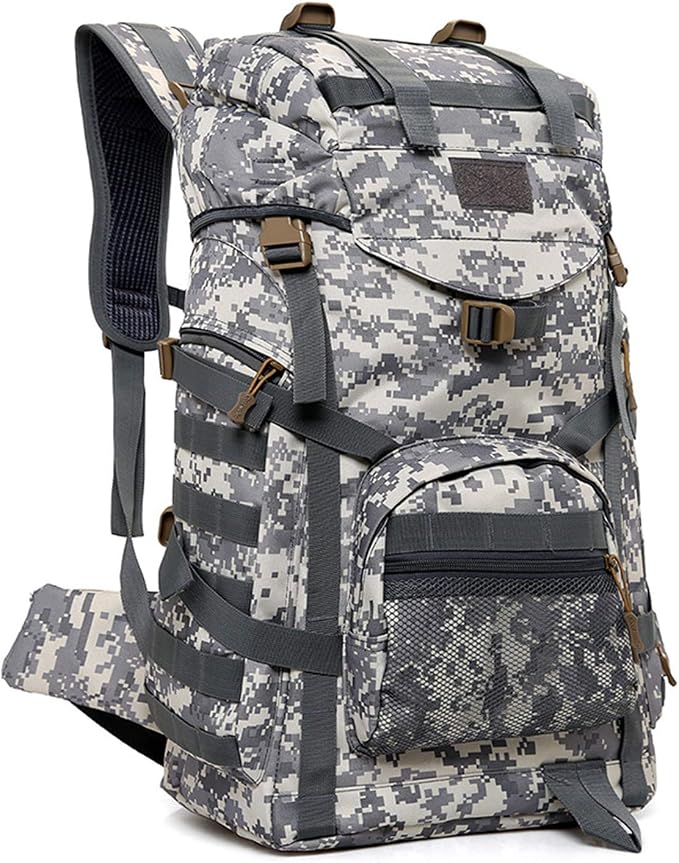 IBVIVIC Taktischer Rucksack (33x30,5x50,8 Cm) – Wasserabweisend, Mit MOLLE-System, Für Outdoor, Jagd & Reisen