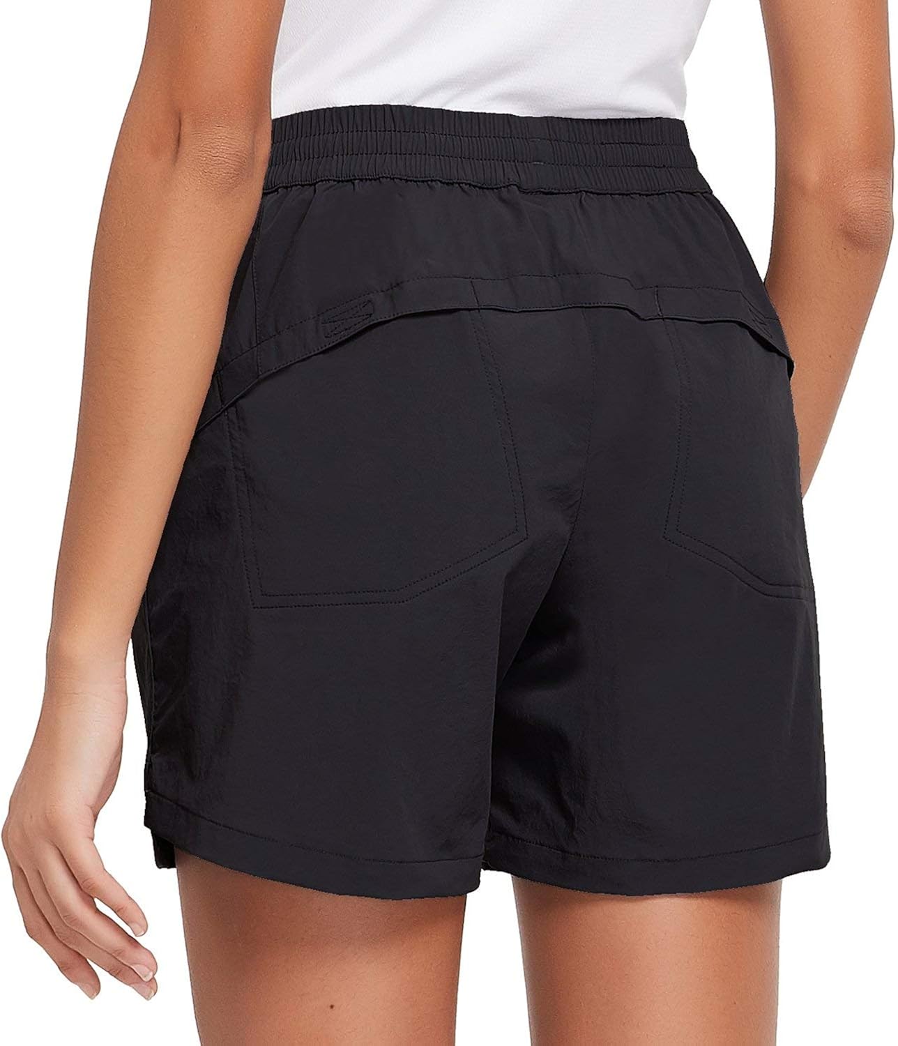 BALEAF Women's 5" Athletic Shorts Quick Dry Lightweight for Hiking, Workout, Running with Zipper Pocket UPF 50+ : Clothing