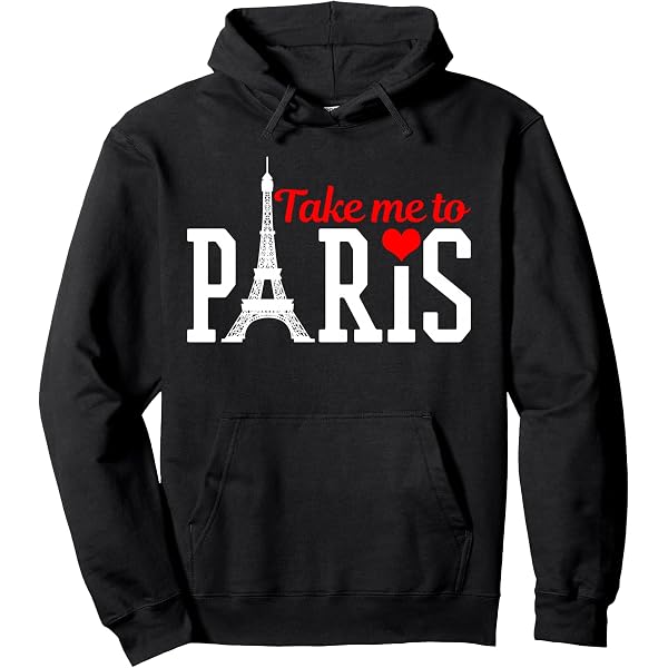 Amazon.com: Paris - I love Paris Pullover Hoodie : Clothing, Shoes