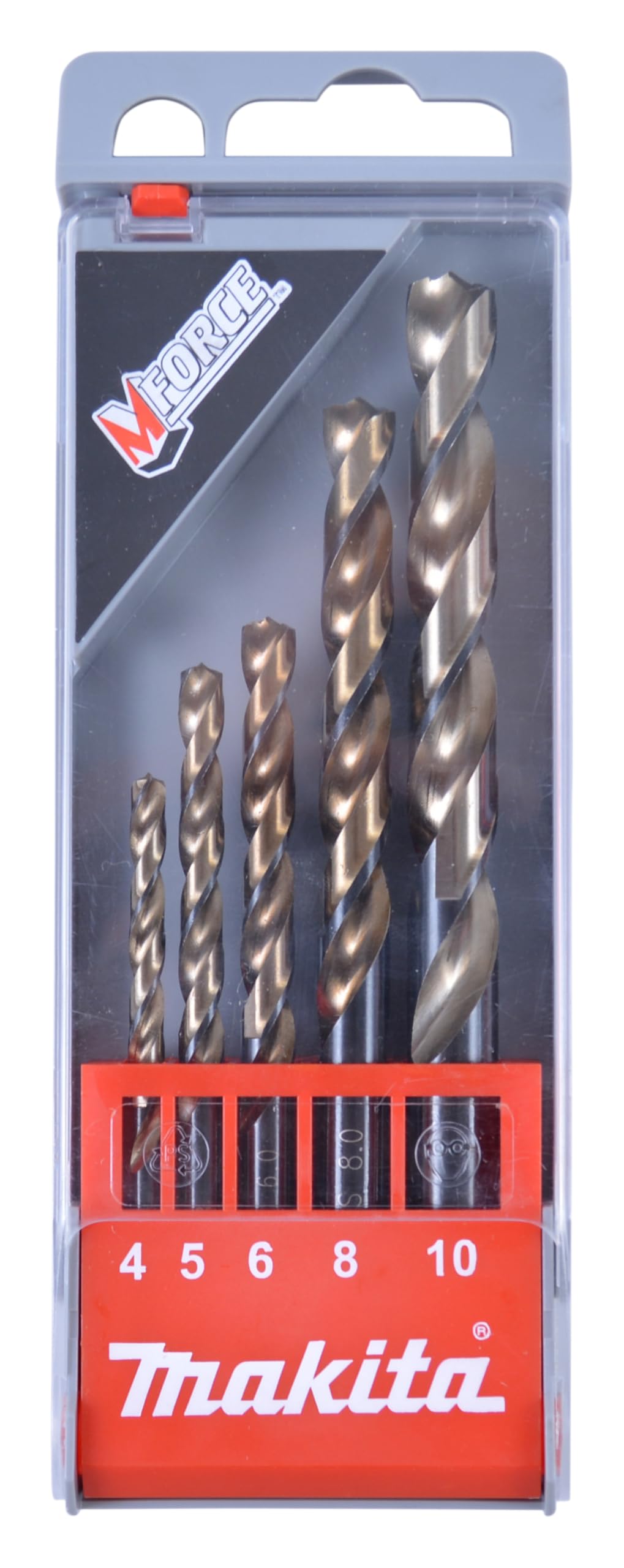 Makita M-Force Drill Bit Set, 4-10 mm, D-30508
