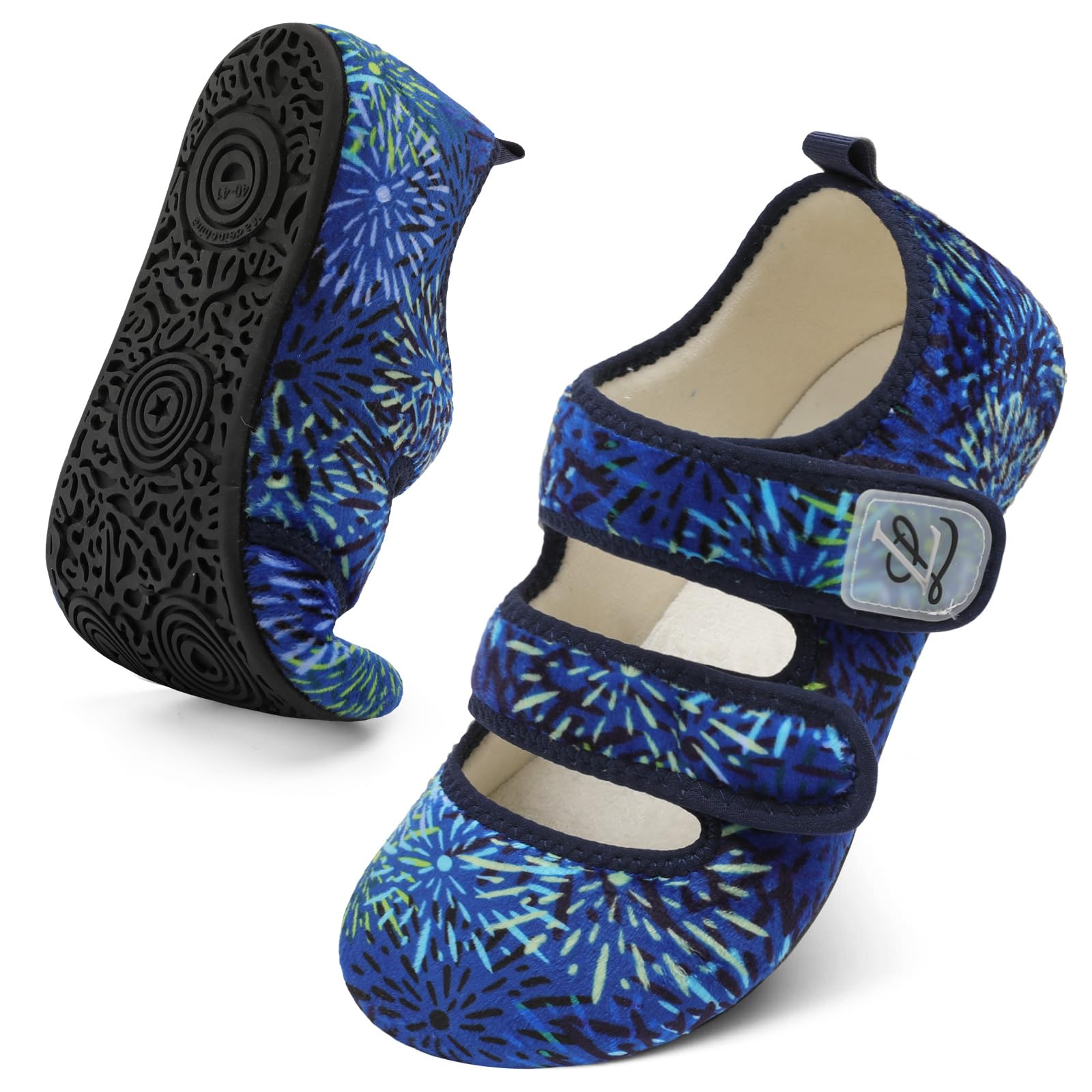 LeIsfIt House Slippers for Women Men Wide Diabetic