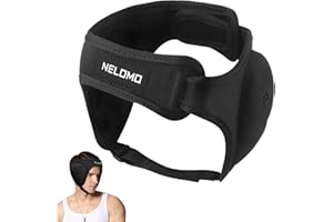 NELOMO Wrestling Headgear Adjustable Ear Guards for BJJ, Boxing, Rugby, Jiu Jitsu - Grappling Ear Shield for Cauliflower Ear 