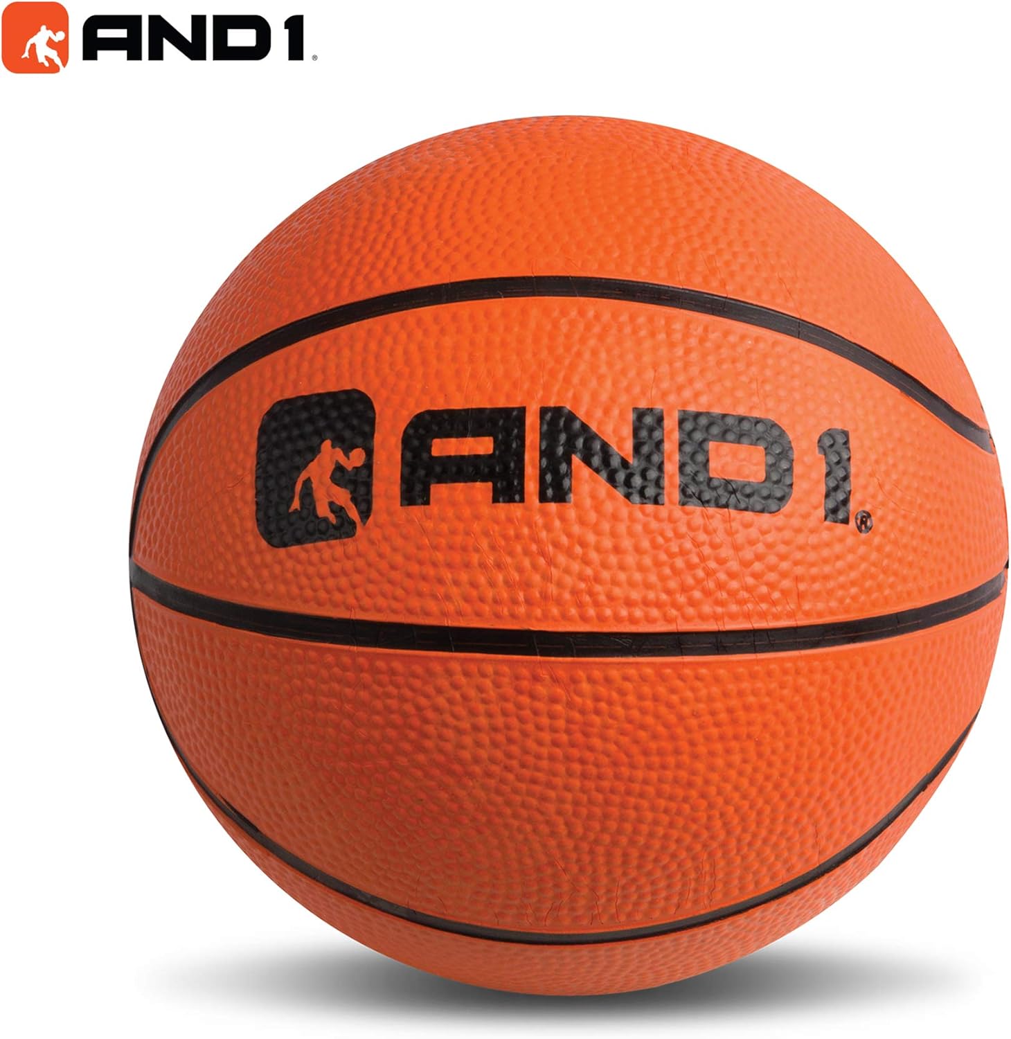 AND1 Over The Door Mini Hoop: - 18”x12” Easy to Install Portable Basketball Hoop with Steel Rim, Includes 5” Mini Basketball, Indoor Game Set for Children and Adults- Clear : Sports & Outdoors