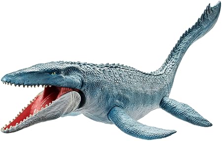 Mattel FNG24 - Jurassic World Mosasaurus mit real feel Dinohaut