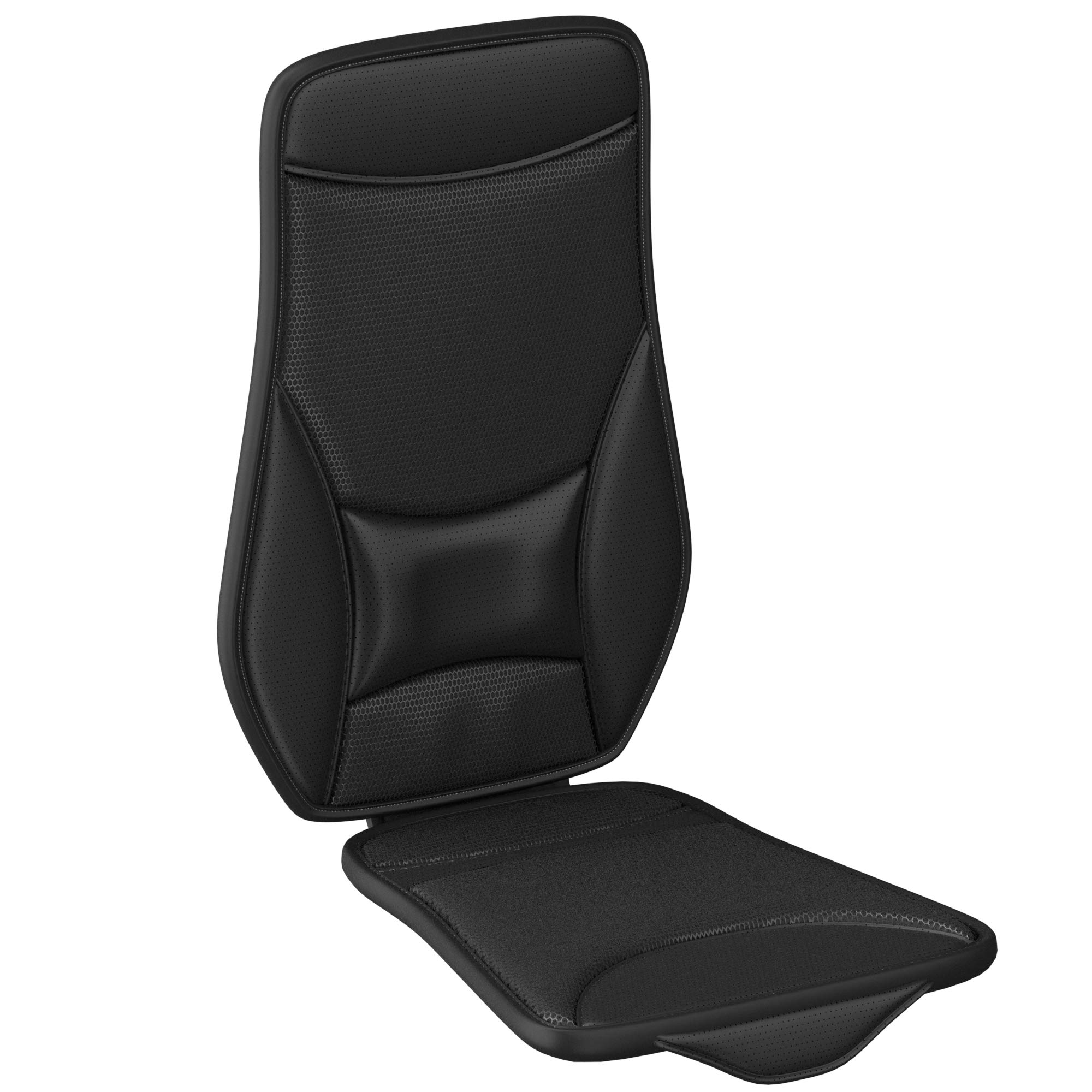 Gideon Car Seat Massager with Heating and Cooling Luxury Seat Cushion Cover Includes 12V Cigarette Lighter Power and Temperature and Message Controller