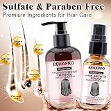 BEHAPRO Natural Rosemary Oil Hair Growth Serum and Sulphate Free Shampoo Set view 4